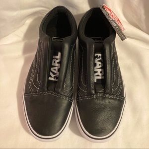 2017 NWT Karl Lagerfeld Vans Slip Ons